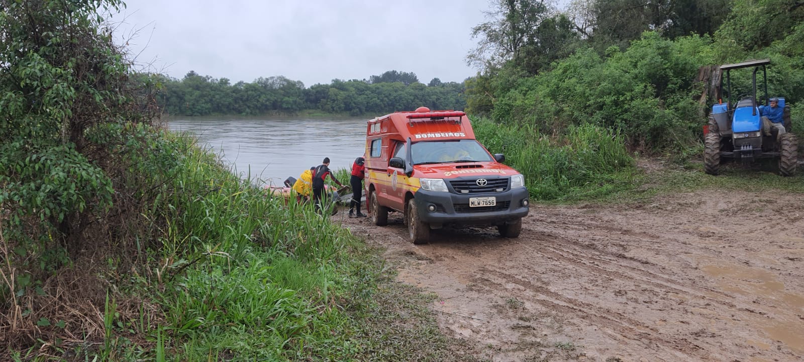 Bombeiros Encerram 3º Dia De Buscas Por Pescador Que Desapareceu No Rio Iguaçu Em Canoinhas 